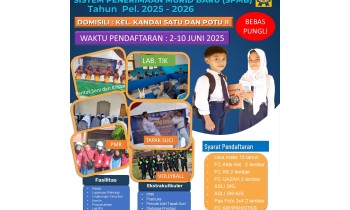 PENGUMUMAN PENERIMAAN MURID BARU SMPN 7 IT DOMPU 