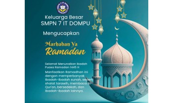 SELAMAT MENJALANKAN IBADAH PUASA 1445 H.