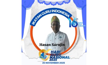 KEPALA SMPN 7 IT DOMPU MENGUCAPKAN SELAMAT HARI GURU NASIONAL 2025