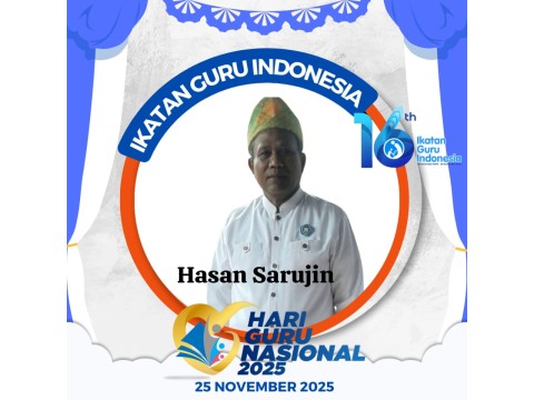 KEPALA SMPN 7 IT DOMPU MENGUCAPKAN SELAMAT HARI GURU NASIONA